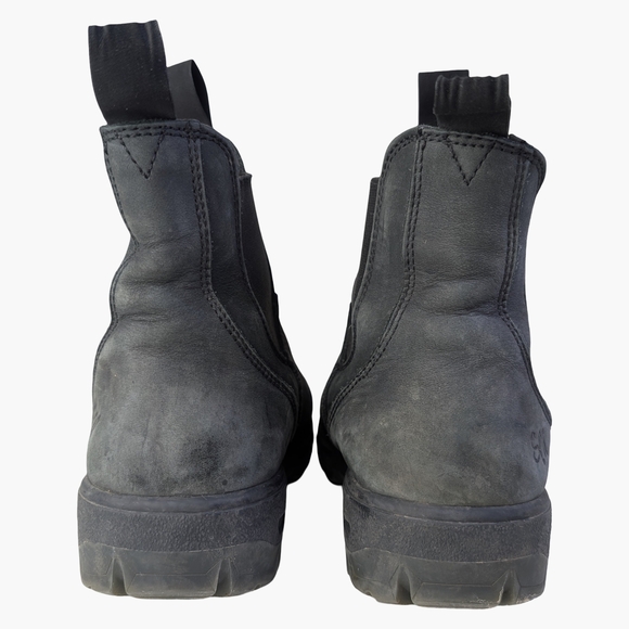 SoftMoc "Kylie" Chelsea Boots Charcoal Leather | Size 9 - Picture 4 of 7